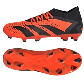 Adidas Predator Accuracy.3 Fg M GW4591 chaussures de football rouge oranges et rouges